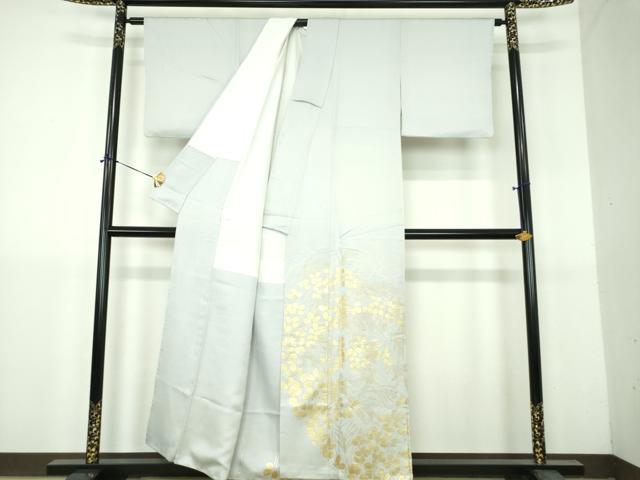 平和屋着物●金彩友禅 卓越技能者・名工・和田光正 訪問着 萩文 金銀彩 正絹 逸品 DABH9146ps
