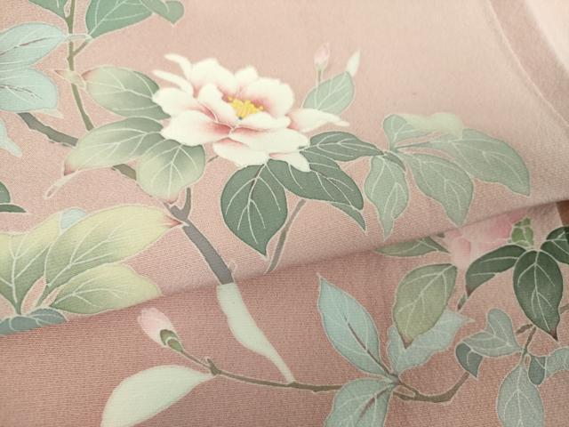 平和屋着物●訪問着 友禅 作家物 花鳥文 暈し染め 正絹 逸品 DABH9190ps