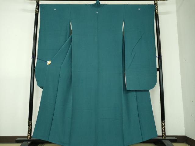 平和屋着物●豪華振袖 色無地 御召茶色 正絹 逸品 DABH9201ps