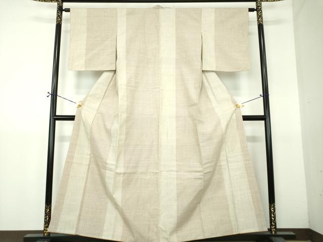 平和屋着物●結城紬 80亀甲 間道 正絹 逸品 DABH9240ps