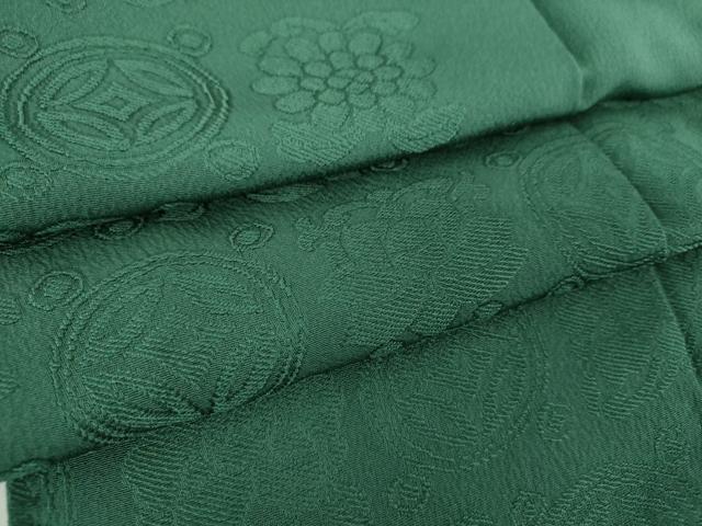 平和屋着物●豪華色留袖 遠州七宝地紋 鉄色 正絹 逸品 DABH9245ps