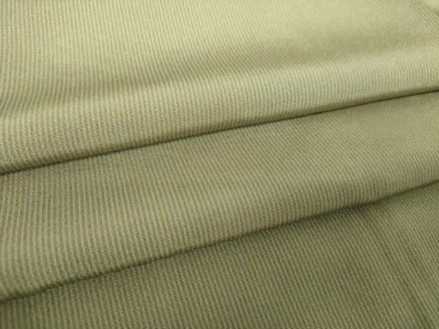 平和屋着物●江戸小紋 万筋 鶸茶色×木蘭色 正絹 逸品 未使用 DABH9256ps