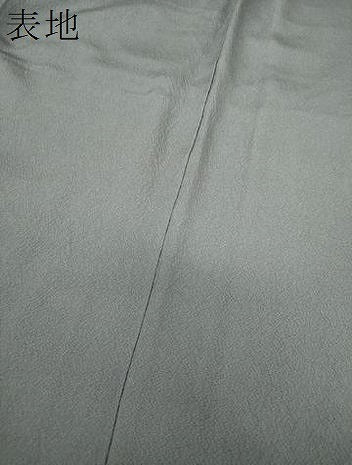 平和屋着物●上質な色無地 鼠色 正絹 逸品 未使用 DABH9264ps