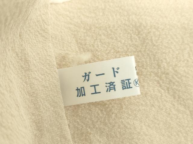平和屋着物●上質な色無地 肌色 正絹 逸品 DABH9266ps