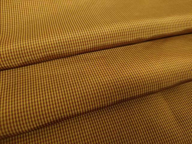 平和屋着物●上質な紬 格子 正絹 逸品 DABH9295ps