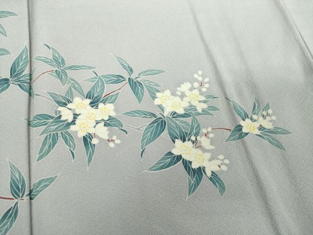 平和屋着物●訪問着 作家物 卯の花 正絹 逸品 DABH9303ps