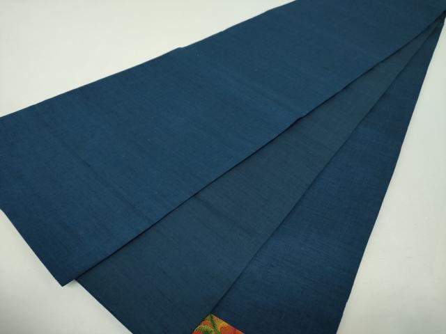 平和屋着物●中国三大刺繍 相良刺繍 総刺繍 太鼓柄袋帯 紬地 市松更紗花文 正絹 逸品 未使用 DABH9333ps