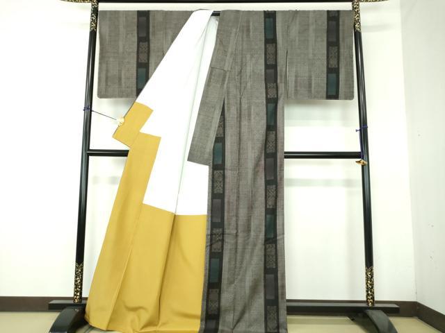 平和屋着物●本場大島紬 9マルキ 花間道 正絹 逸品 未使用 DABH9455ps