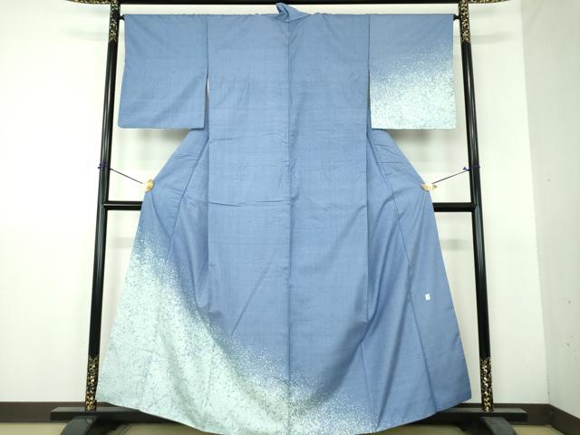 平和屋着物●訪問着 紬地 霞文 正絹 逸品 DABH9463ps