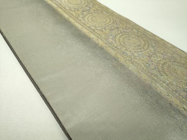 平和屋着物▼六通柄袋帯 正倉院花間道 金銀糸 引箔 正絹 逸品 DABH9522ps