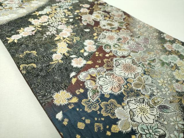 平和屋着物●六通柄袋帯 辻が花 金銀糸 やまと誂製 正絹 逸品 DABH9530ps