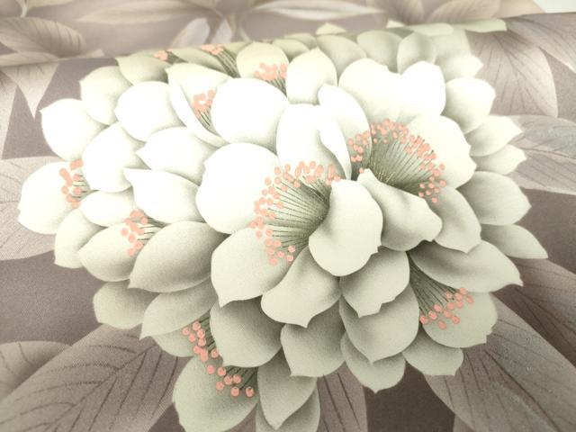 平和屋着物▼本加賀友禅作家 石田巳代治 六通柄袋帯 手描き 枝花文 金彩 正絹 逸品 DABH9536ps