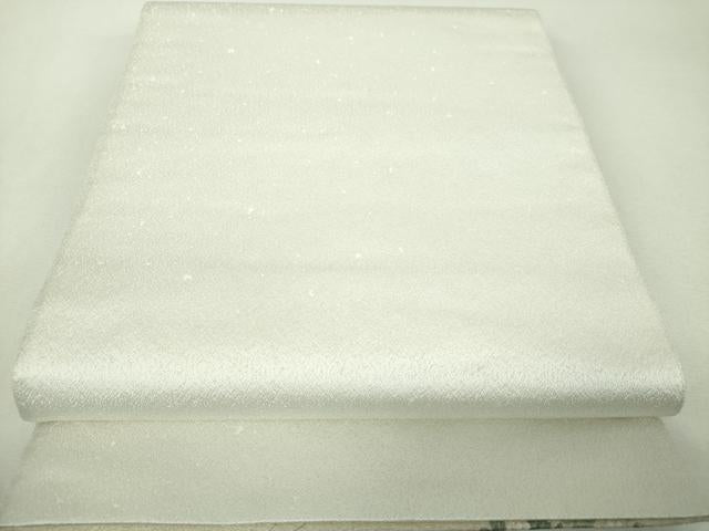平和屋着物▼両面 六通柄袋帯 寿光織 渡橋人物風景花文 金糸 正絹 逸品 未使用 DABH9553ps