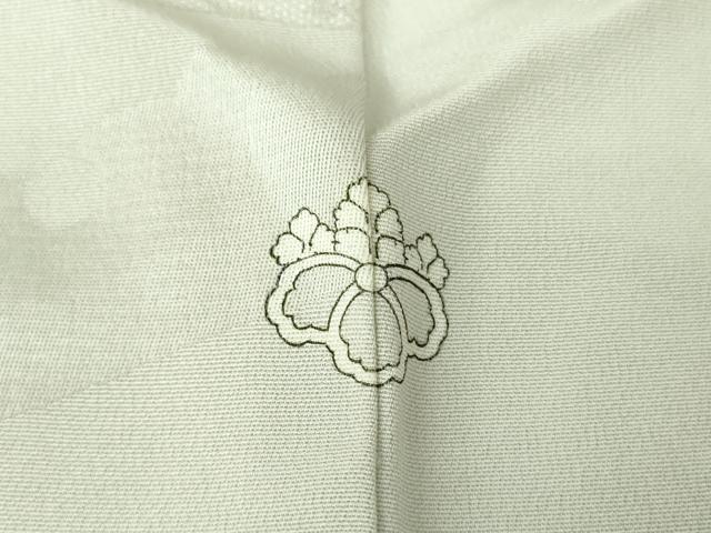 平和屋着物●上質な色無地 雪芝地紋 蕎麦切色 正絹 逸品 DABH9700ps