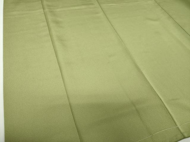 平和屋着物●染師 故・山代谷隆監修 色無地 柳茶色 正絹 逸品 DABH9706ps