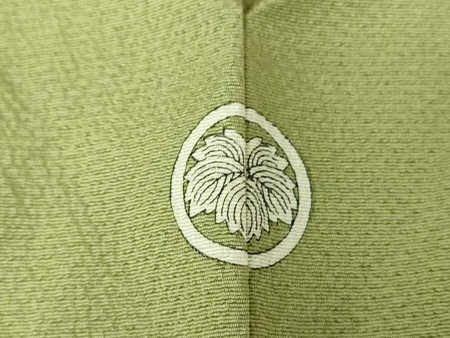 平和屋着物●染師 故・山代谷隆監修 色無地 柳茶色 正絹 逸品 DABH9706ps