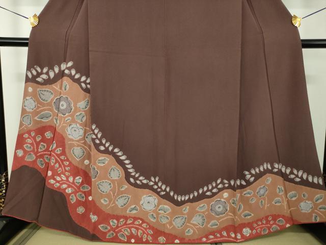 平和屋着物●訪問着 絞り 辻が花 正絹 逸品 DABH9710ps