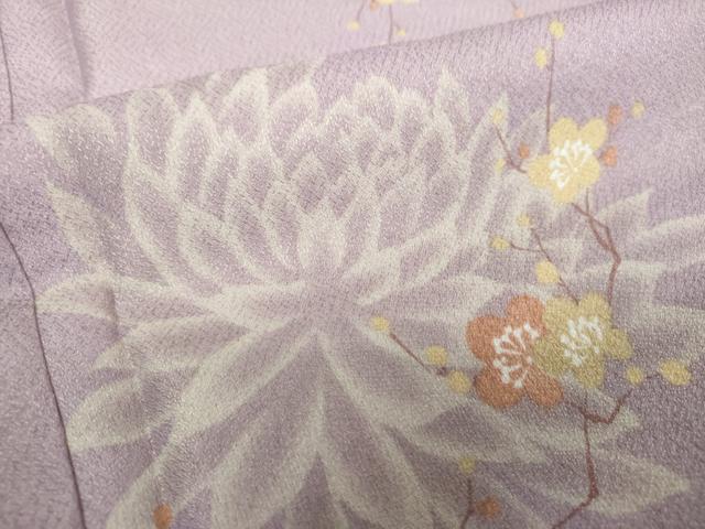 平和屋着物●小紋 乱菊 枝梅 洗える着物 DABH9732ps