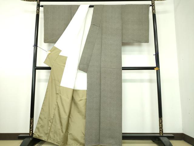 平和屋着物●江戸小紋 吉祥小紋柄 正絹 逸品 未使用 DABH9747ps