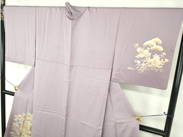 平和屋着物●金彩友禅 卓越技能者・名工・和田光正 訪問着 風景花文 暈し染め 金銀彩 さが美扱い 正絹 逸品 DABH9878ps