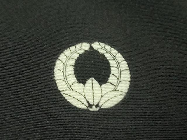 平和屋着物●皇室デザイナー 中村乃武夫 黒留袖 刺繍 流水秋草文 暈し染め 金彩 正絹 逸品 DABH9880ps