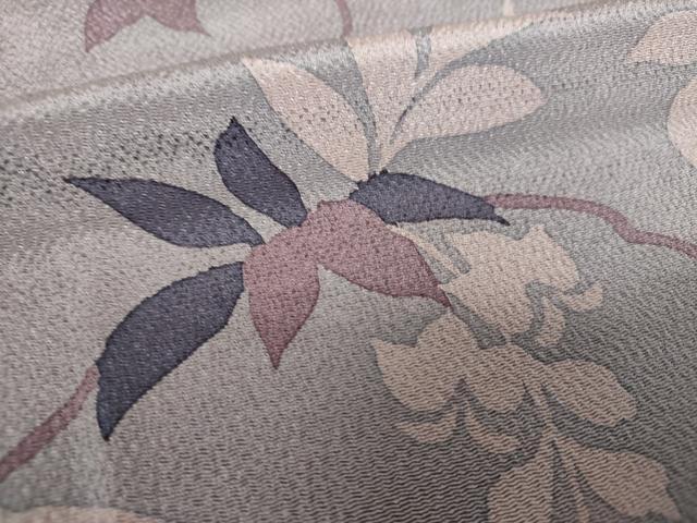 平和屋着物●訪問着 藤花房 鬼しぼ縮緬 正絹 逸品 DABH9919ps