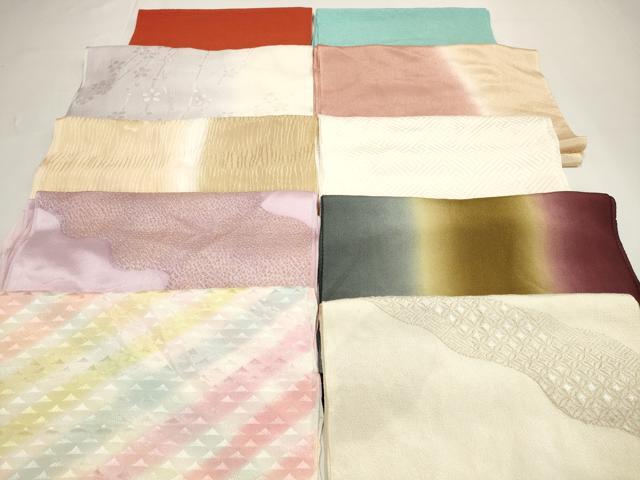 平和屋着物★和装小物 帯揚げ10枚セット 正絹 逸品 DABI0014xg