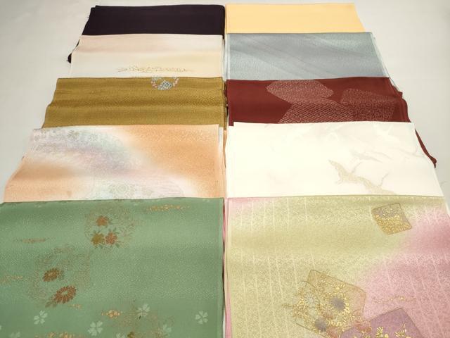 平和屋着物★和装小物 帯揚げ10枚セット 丹後ちりめん 正絹 逸品 DABI0032xg