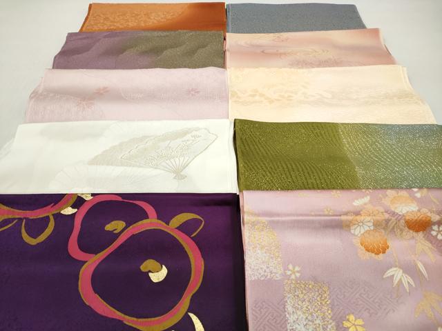 平和屋着物★和装小物 帯揚げ10枚セット 正絹 逸品 DABI0113xg