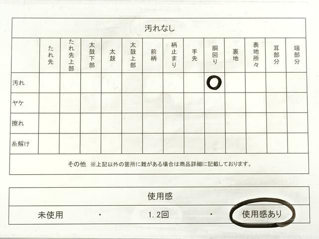 平和屋着物◎つけ帯 風景文 鬼しぼ縮緬 紐付き 正絹 逸品 DABI0154xg