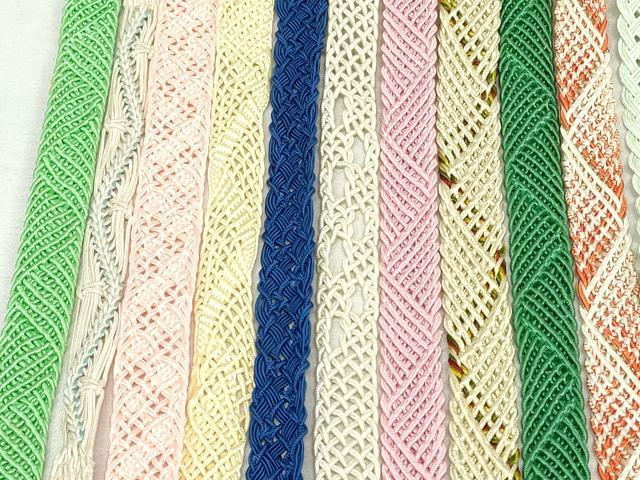 平和屋着物*夏物 和装小物 帯締め20本セット 金糸 未使用あり 逸品 DABI0200xg