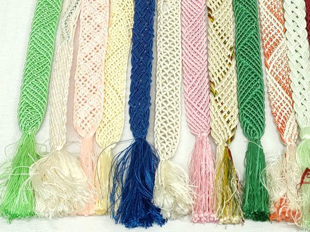 平和屋着物*夏物 和装小物 帯締め20本セット 金糸 未使用あり 逸品 DABI0200xg