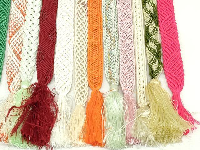 平和屋着物*夏物 和装小物 帯締め20本セット 金糸 未使用あり 逸品 DABI0200xg