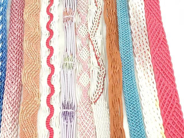 平和屋着物*夏物 和装小物 帯締め20本セット レース織 金糸 未使用あり 逸品 DABI0209xg