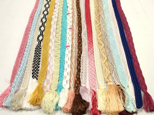 平和屋着物*夏物 和装小物 帯締め20本セット レース織 金銀糸 未使用あり 逸品 DABI0225xg