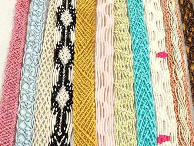 平和屋着物*夏物 和装小物 帯締め20本セット レース織 金銀糸 未使用あり 逸品 DABI0225xg