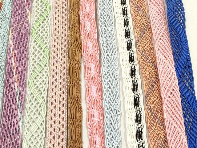 平和屋着物*夏物 和装小物 帯締め20本セット レース織 金銀糸 未使用あり 逸品 DABI0232xg