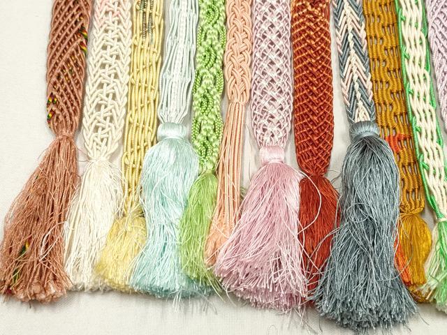 平和屋着物*夏物 和装小物 帯締め20本セット レース織 金銀糸 逸品 DABI0236xg
