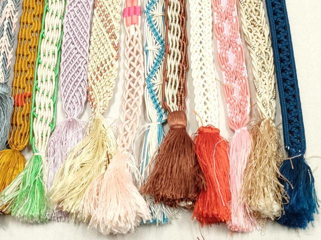 平和屋着物*夏物 和装小物 帯締め20本セット レース織 金銀糸 逸品 DABI0236xg
