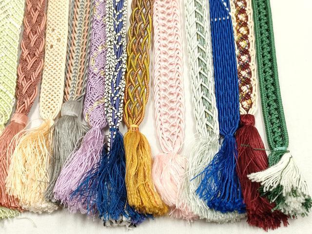 平和屋着物*夏物 和装小物 帯締め20本セット レース織 金銀糸 逸品 DABI0242xg