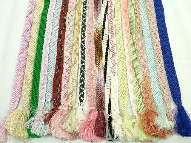 平和屋着物*夏物 和装小物 帯締め20本セット レース織 金銀糸 未使用あり 逸品 DABI0253xg