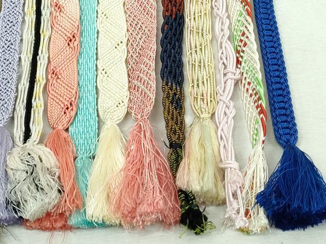 平和屋着物*夏物 和装小物 帯締め20本セット レース織 金銀糸 未使用あり 逸品 DABI0255xg