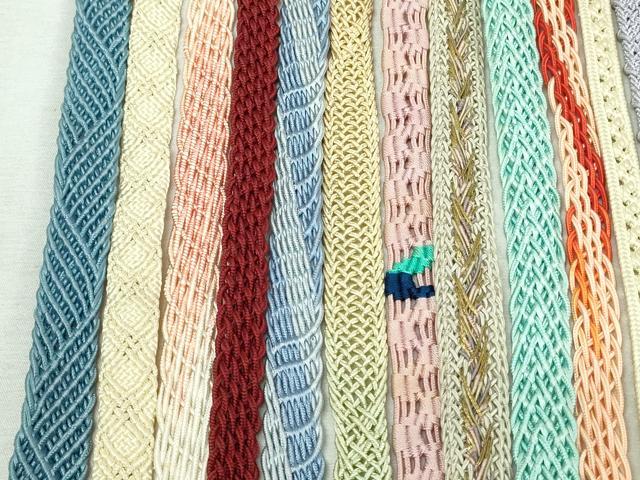 平和屋着物*夏物 和装小物 帯締め20本セット レース織 金糸 未使用あり 逸品 DABI0262xg