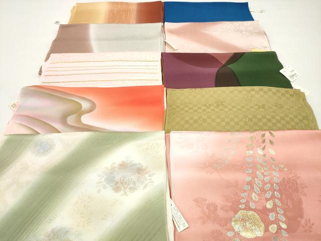 平和屋着物★和装小物 帯揚げ10枚セット 丹後ちりめん 正絹 逸品 未使用 DABI0292xg