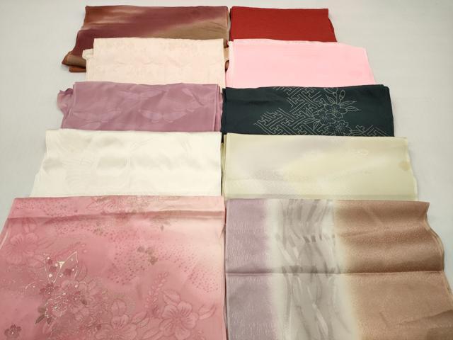 平和屋着物★和装小物 帯揚げ10枚セット 丹後ちりめん 正絹 逸品 DABI0344xg