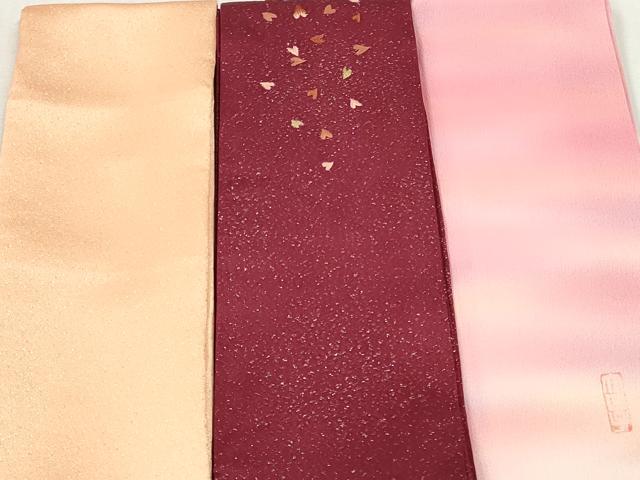平和屋着物▼和装小物 重ね衿・伊達衿まとめて20点 紗綾形 七宝 草花 舞桜 金銀糸 刺繍 未使用あり 逸品 DABI0412xg