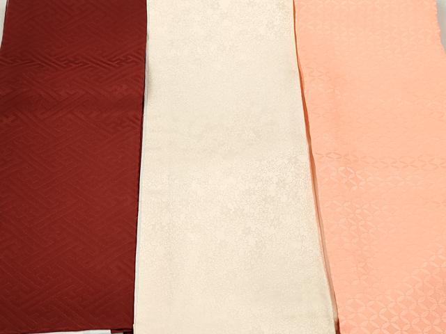 平和屋着物▼和装小物 重ね衿・伊達衿まとめて20点 紗綾形 七宝 舞桜 小花 楓 箔散らし 金彩 丹後ちりめん 未使用あり 逸品 DABI0413xg