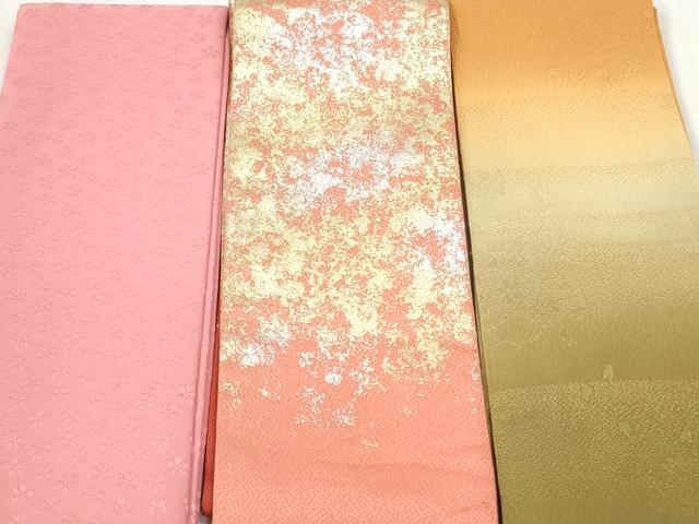 平和屋着物▼和装小物 重ね衿・伊達衿まとめて20点 紗綾形 草花 舞桜 箔散らし 金銀彩 未使用あり 逸品 DABI0416xg