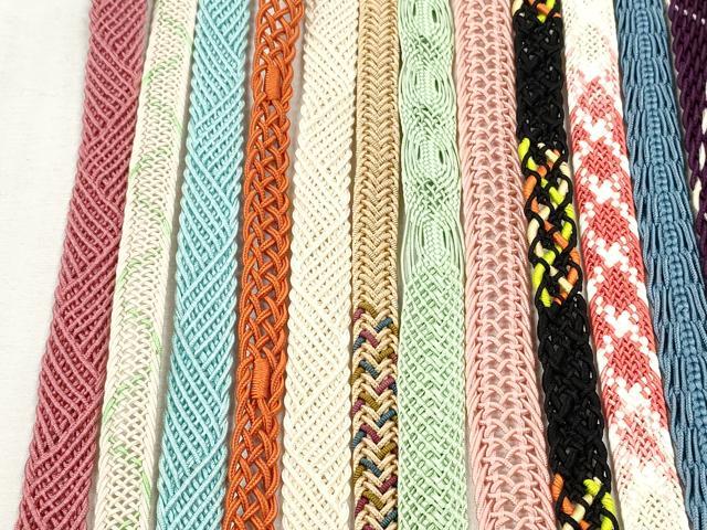 平和屋着物*夏物 和装小物 帯締め20本セット レース織 金糸 未使用あり 逸品 DABI0437xg