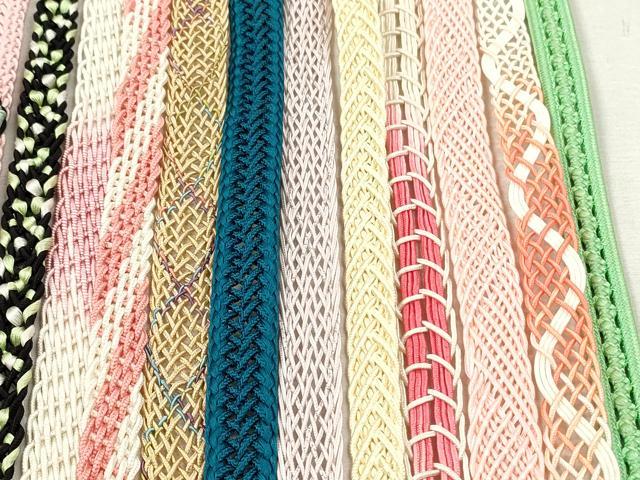 平和屋着物*夏物 和装小物 帯締め20本セット レース織 金銀糸 未使用あり 逸品 DABI0445xg